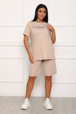 1015 Костюм бежевый