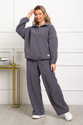 1093 Костюм женский серый